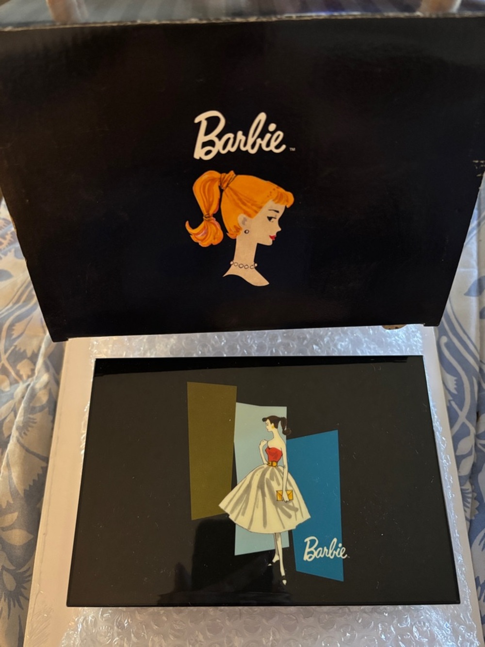 2002 Vintage Barbie Silken Flame Music Lacquer Box